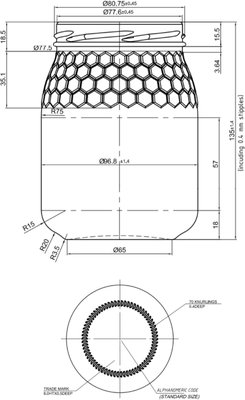 Tarro Cristal con Tapa 1kg Bajo